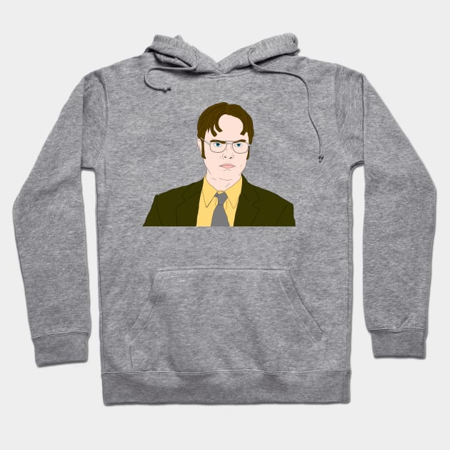 Dwight Schrute Hoodie by VideoNasties